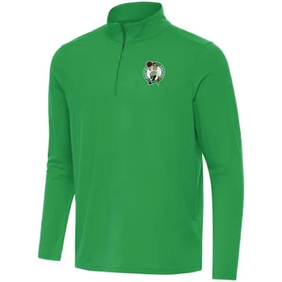 Antigua Other - Boston Celtics Antigua Intent Quarter-Zip Top - Kelly Green. Official. Size M.